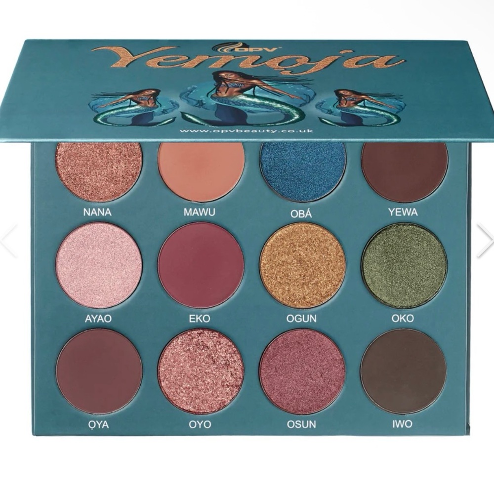 OPV Yemoja Eyeshadow Palette - Bold Multi-Color Collection